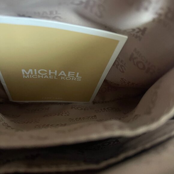 Michael Kors Abbey Blue/White Floral Mini Backpack - Picture 14 of 16